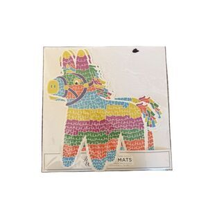Hester & Cook burro piñata paper placemats New Mexican party decor